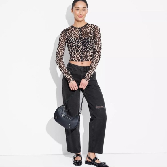 Wild Fable Mid-Rise 90's Relaxed Black Jeans, 8 - Picture 3 of 7